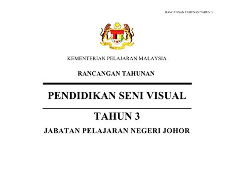 Bermula tahun 2017, kurikulum standard sekolah rendah (kssr) mengalami semakan dan terdapat beberapa perubahan sama ada dari segi kandungan, mata pelajaran dan pelbagai perkara lagi. Download Rpt Pendidikan Seni Visual Tahun 3 Terhebat ...