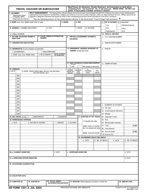 Dd Form 1351 2c Fill Out And Sign Online Dochub