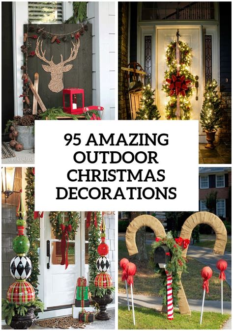 Buy products such as holiday time christmas decor hanging santa by gemmy industries at walmart and save. 95 Amazing Outdoor Christmas Decorations - DigsDigs