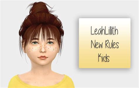 Simiracle Leahlillith`s New Rules Hair Retextured For Girls