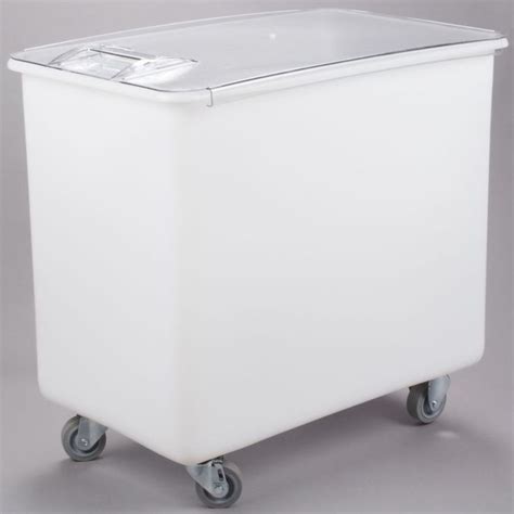 When i got home they weren't in a box. Commercial 43 Gallon Dry Ingredient Mobile Storage Bin ...