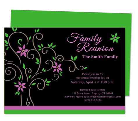 Free downloadable family reunion flyer templates family reunion flyer templates are available for free. reunion012pg-roots-webfront.jpg (648×568) | Family Reunion ...