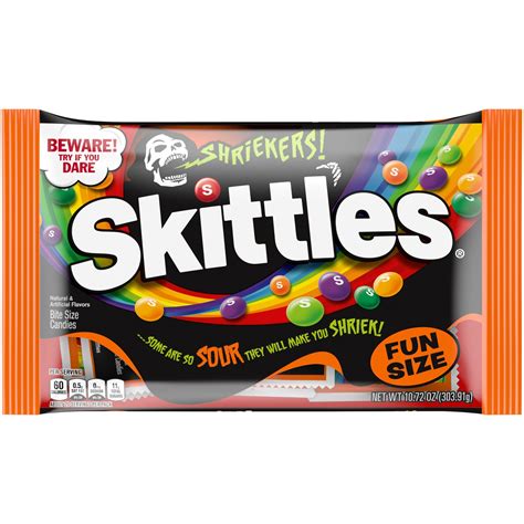 Customer Reviews Skittles Shriekers Sour Fun Size Chewy Halloween