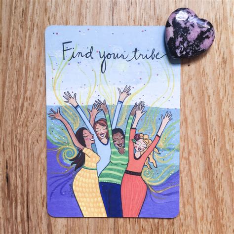 Card of the Day - 26 April: Find Your Tribe - A Surplice of Spirit