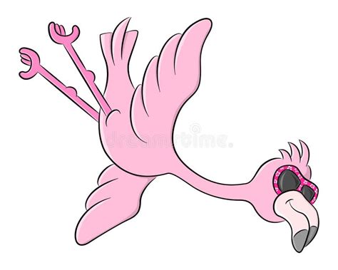 Cartoon Flamingo Vector Stock Vector Illustration Of Tropic 142313106