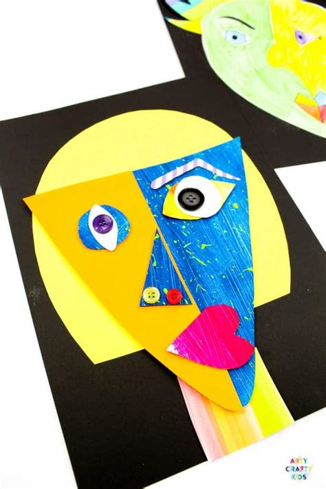 They had lots of shapes, lines, and. Picasso Faces - Easy Art for Kids | Arty Crafty Kids