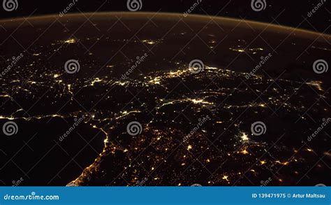 Planet Earth Seen From The Iss Space Exploration Of Planet Earth At