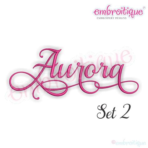 Download the aurora script free font. By Year Created :: 2016 :: Aurora Script Monogram Set 2 ...