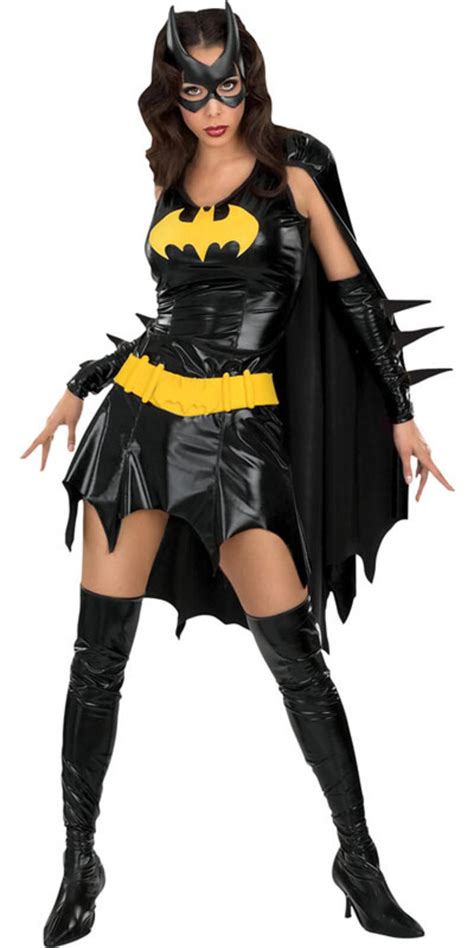 Teen Size Sexy Batgirl Fancy Dress Up Party Festival Halloween