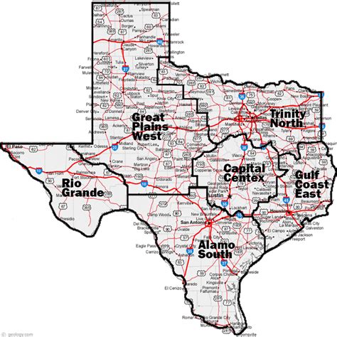 Map Of North East Texas