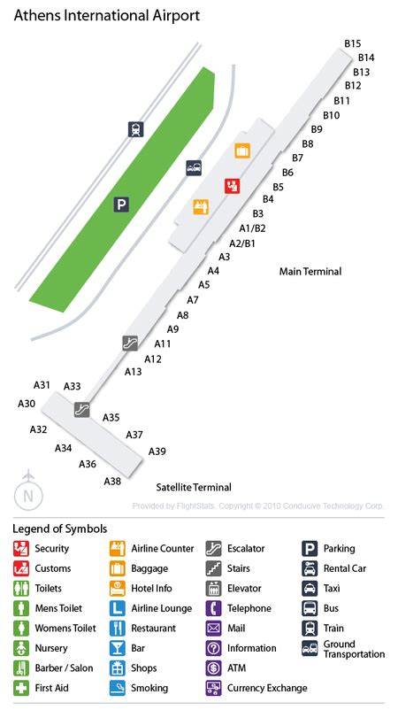 Athens Airport Layout