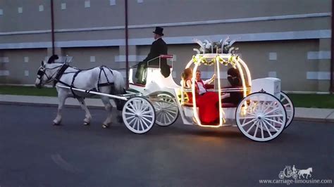 Prom Goers Enjoy A Fairy Tale Ride Cinderella Carriage 64 Youtube