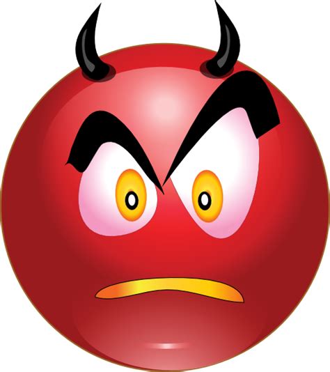 Devil Smiley Emoticon Clipart I2clipart Royalty Free Public Domain