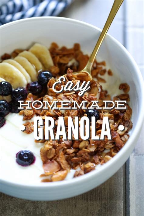 Easy Homemade Granola Live Simply