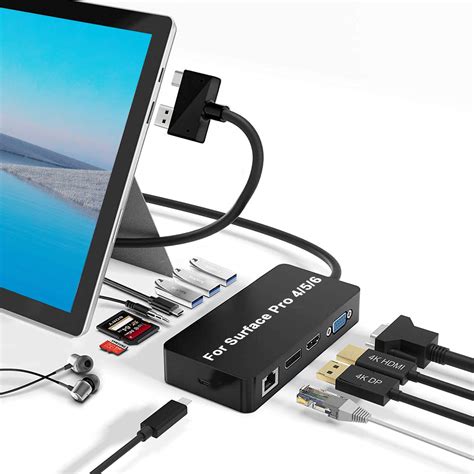 Buy Surface Pro Dock For Surface Pro 4pro 5pro 6 Usb Hub Docking