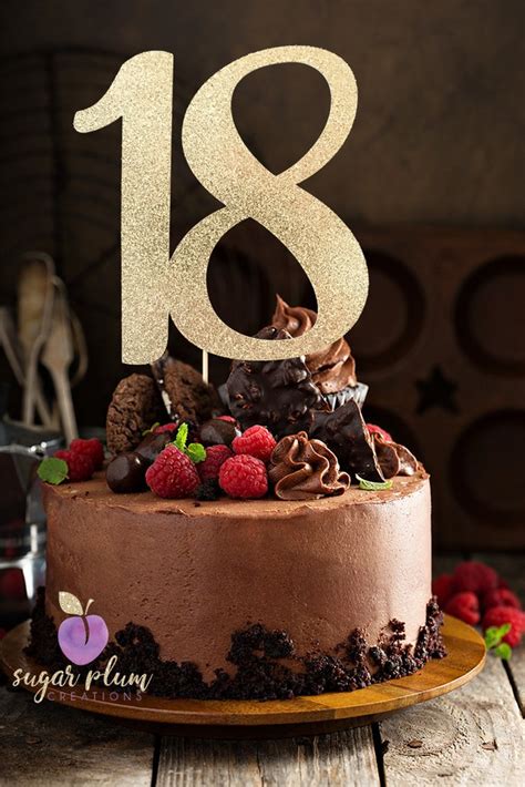 12 best birthday cake ideas for husband of 2020. 18th Birthday Cake Topper
