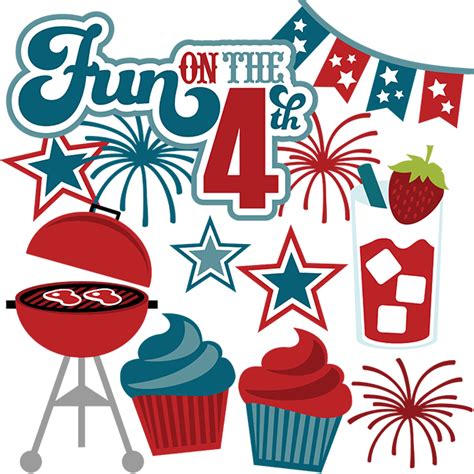 Fun On The 4th SVG scrapbook files 4th of july svg files july 4th svg