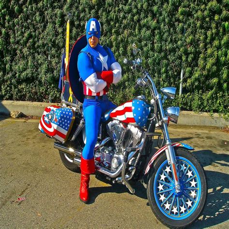 Captain America Captain America Motorcycle Harley Davidson Wallpaper