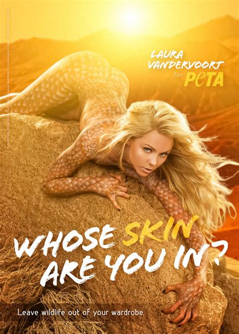 Naked Laura Vandervoort In Peta Advertisement