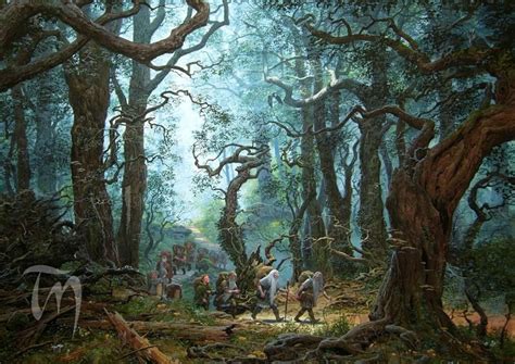 Entering Mirkwood By Ted Nasmith Tolkien Art Lotr Art Painting