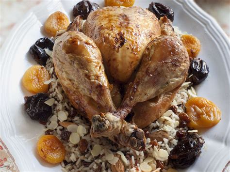 Poularde rôtie aux fruits dhiver Recette de Poularde rôtie aux