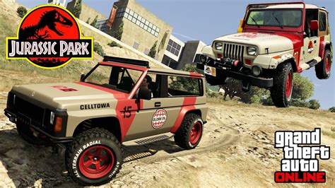 Gta 5 Movie Build Jurassic Park Jeep Wrangler Annis Hellion Customization Youtube