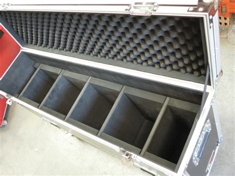 Custom Top Loading Road Case Packer With Multiple Compartment And Drop