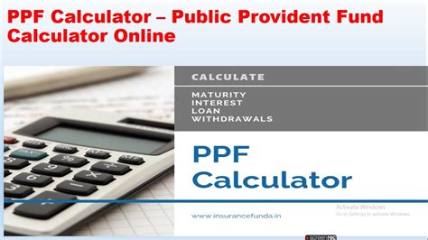 Online PPF Calculator Easy To Calculate PPF Amount Latest YouTube