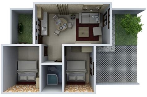 Desain Rumah Tipe 36: Tips + Contoh Desain • Sikatabis.com