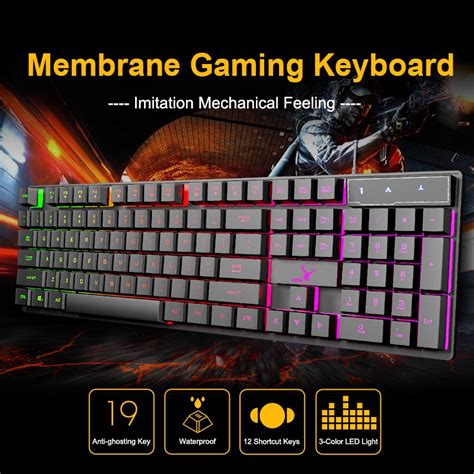 Jual Sage Keyboard Gaming Led 104 Keys Type Ak 600 Garansi Resmi 1