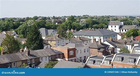 Overhead Town View Stock Photo Image Of Building Estate 249691346