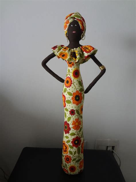 boneca africana em tecido bonecas africanas bonecos de fios bonecas artesanais