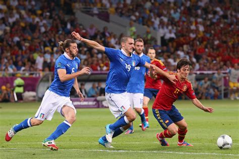 David Silva Leonardo Bonucci Photos Spain V Italy Uefa Euro 2012