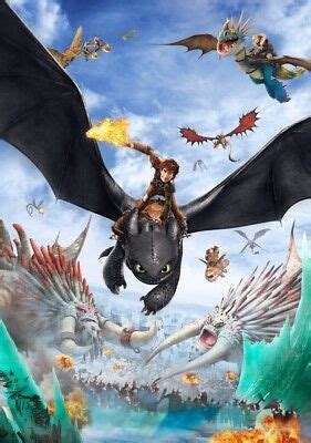 New how to train your dragon 2 poster. How to Train Your Dragon 2 Movie PHOTO PRINT POSTER FILM ...