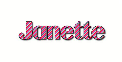 Janette Logo Free Name Design Tool From Flaming Text