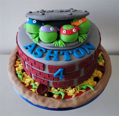 Miss Cupcakes Blog Archive Teenage Mutant Ninja Turtle Birthday Cake