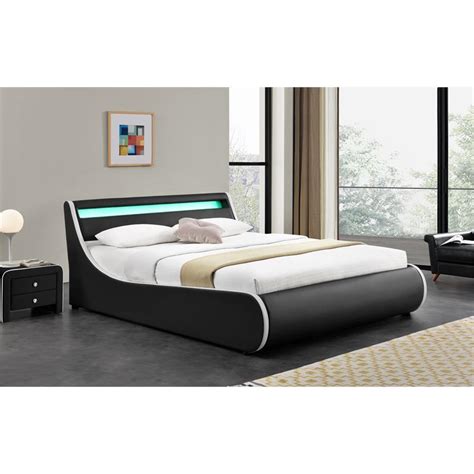 It features a whopping eight drawers of storage, as well as bookcase storage on the headboard. Kingway Furniture Grafton LED Storage Platform Cal King ...