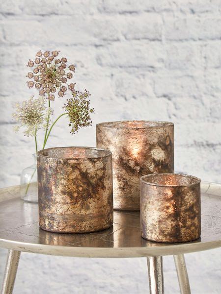 This Collection Of Antique Copper Hurricanes Is Perfect For Adding Some