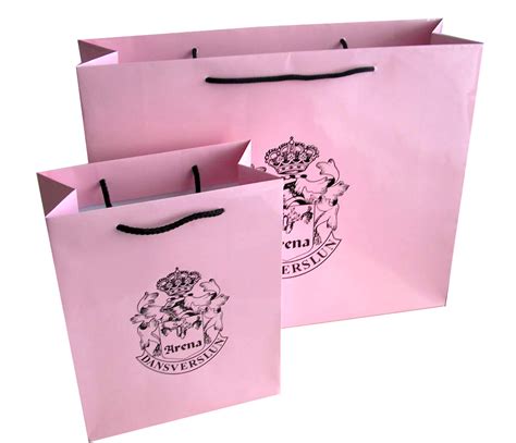 Customized Paper Bag Logo Hot Stamped Jyd Msd 006 China Colored