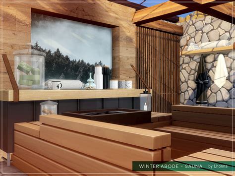 Winter Abode Sauna By Lhonna At Tsr Sims 4 Updates