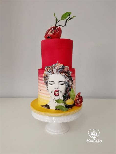 Woman Decorated Cake By Moli Cakes Cakesdecor