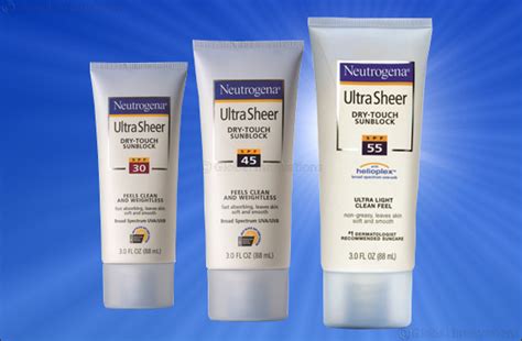 Neutrogena ultra sheer dry touch sunblock spf 55 combines neutrogena's coveted dry touch technology, which feels powder soft on skin, plus breakthrough, patented helioplex technology that provides breakthrough lasting uva/uvb sun protection. Get Your Glow On With Neutrogena Ultra Sheer Dry-Touch ...