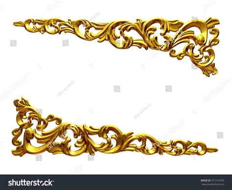 There are several types of ornaments, including trills and slides. Golden Baroque Ornament Stock Illustration 271316750 - Shutterstock