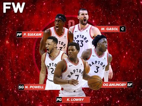 The 2019 20 Projected Starting Lineup For The Toronto Raptors