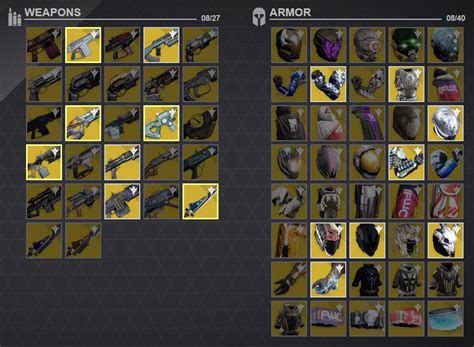 Whats Your Destiny Exotic Collection Looking Like In The Taken King