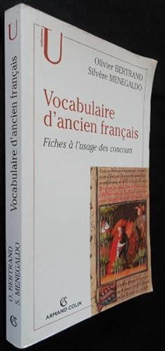 Vocabulaire Dancien Français Fiches à Lusage Des Concours By