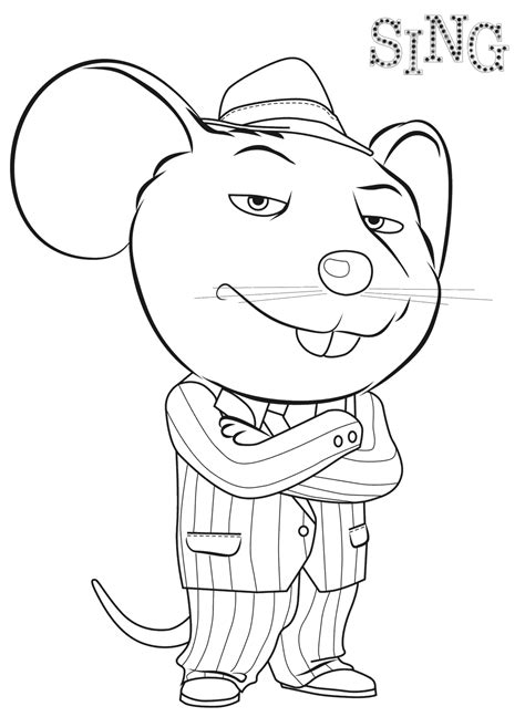 Sing Coloring Pages Best Coloring Pages For Kids