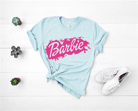 Barbie Shirt Little Girl Shirt Pink Shirt Party Shirts Etsy