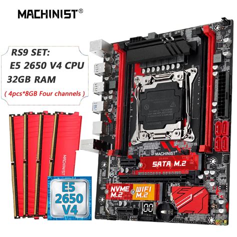 Machinist X99 Motherboard Combo Lga 2011 3 Xeon E5 2650 V4 Cpu Kit Ddr4