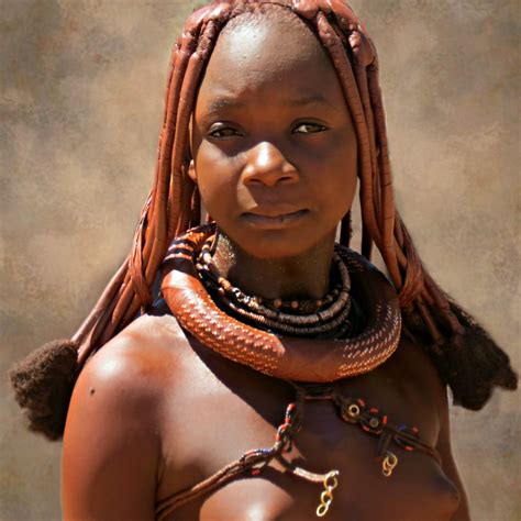 Young Himba Girl Ready For Marriage Namibia Kaokoland